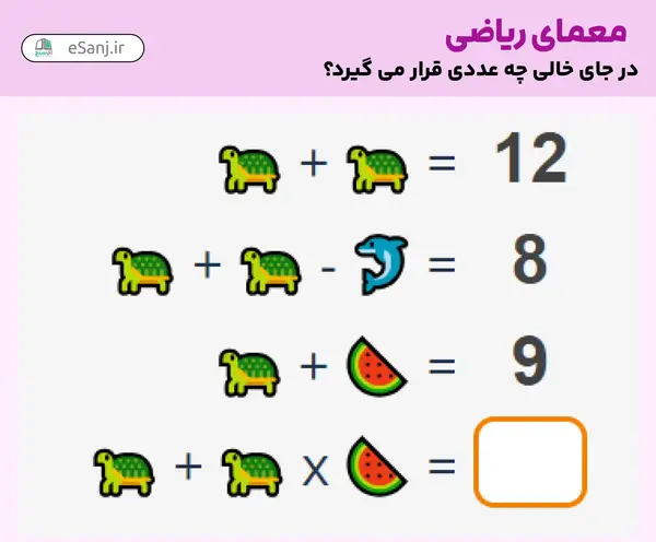 عکس جالب از ریاضی