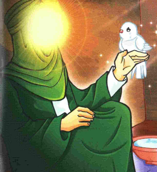 عکس کارتونی از امام زمان