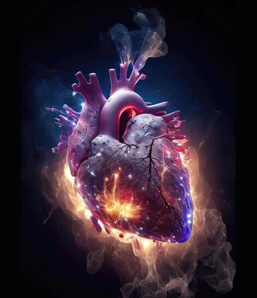 عکس پروفایل دوتا قلب عاشقانه