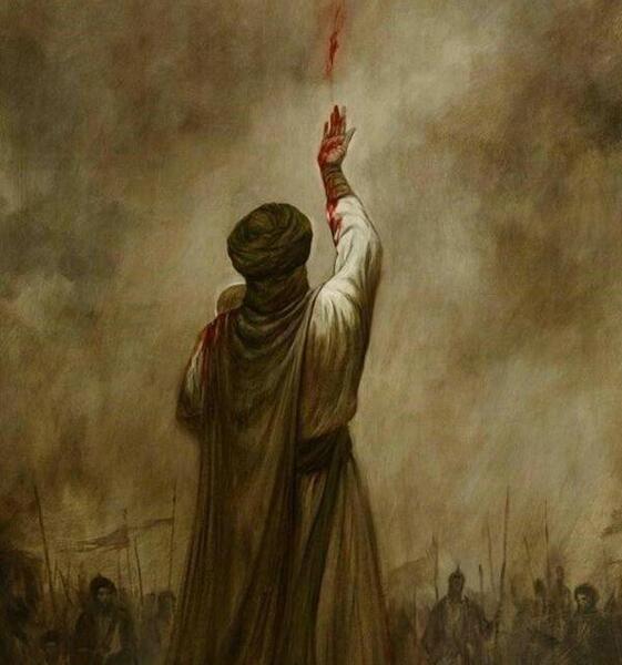 عکس صورت حضرت علی اصغر
