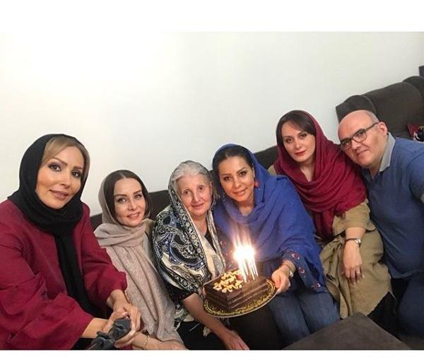 عکس تولد مادر پرستو صالحی