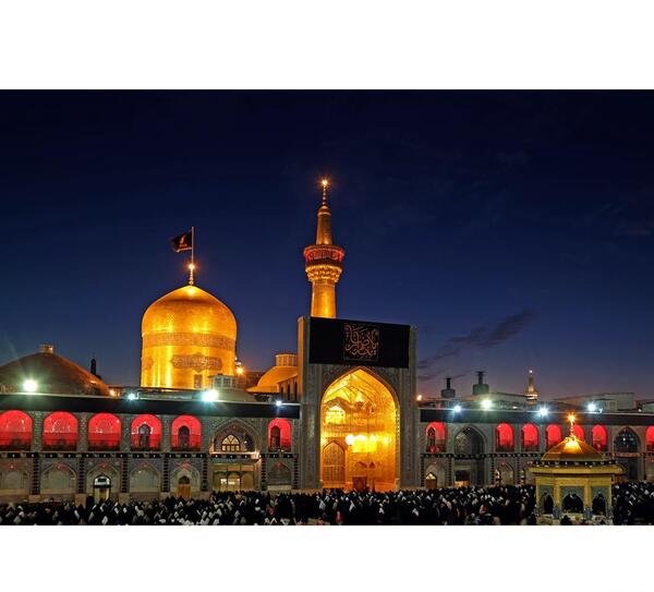 عکس جدید صحن انقلاب حرم امام رضا
