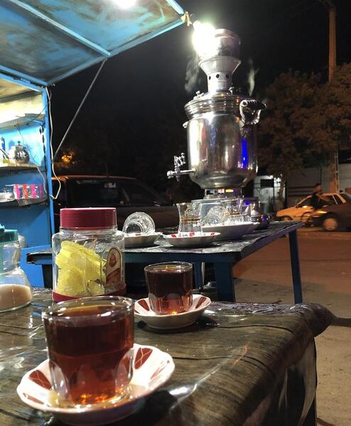 عکس چای قهوه خانه