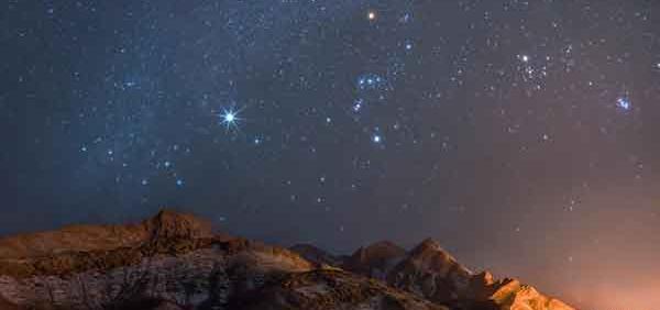 عکس آسمان شب پرستاره زیبا