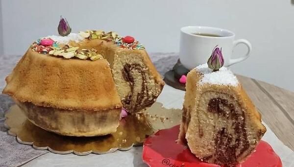 عکس چای و کیک عصرانه
