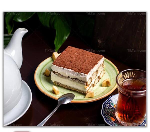 عکس چای و کیک عصرانه