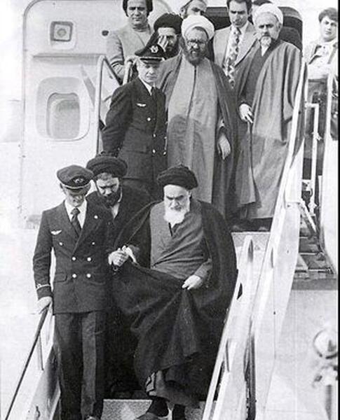 عکس امام خمینی در زمان انقلاب