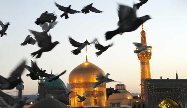 عکس خام از حرم امام رضا