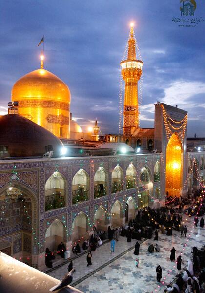 عکس خام از حرم امام رضا