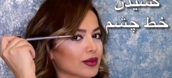 عکس خط چشم بادامی