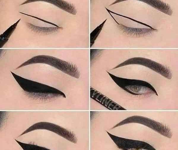 عکس خط چشم بادامی