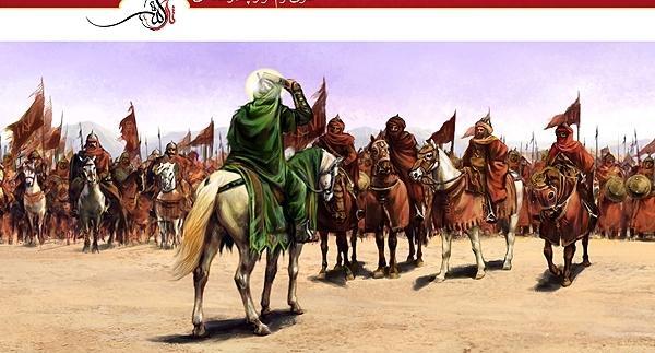 عکس کاروان امام حسین در مختارنامه