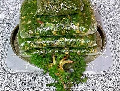 عکس سبزی جعفری کوهی