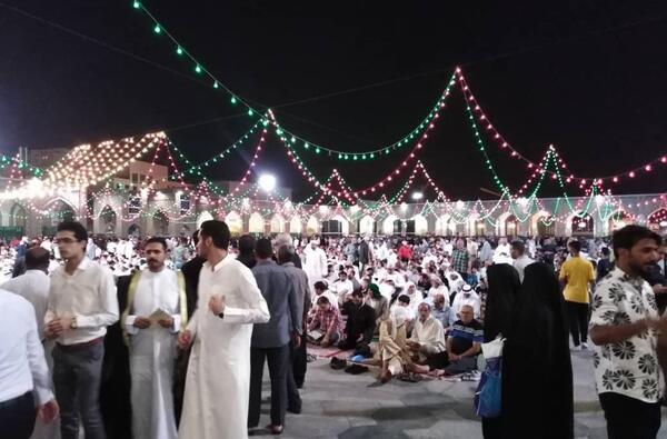 عکس حرم امام رضا در روز تولدش