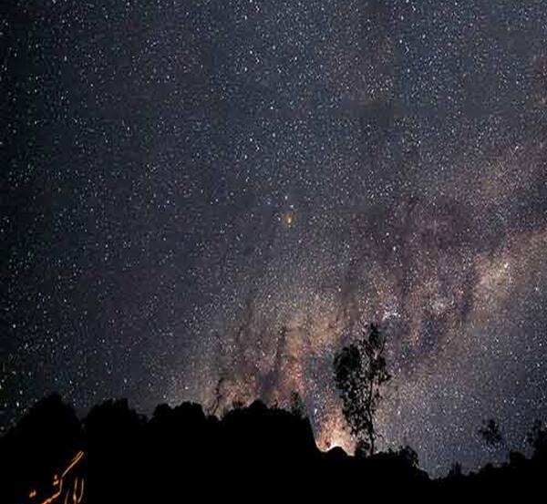 عکس اسمان پرستاره در شب