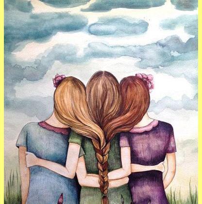 عکس پروفایل دخترونه برای گروه ۳ نفره