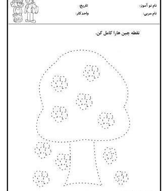 عکس نقاشی فصل بهار ساده