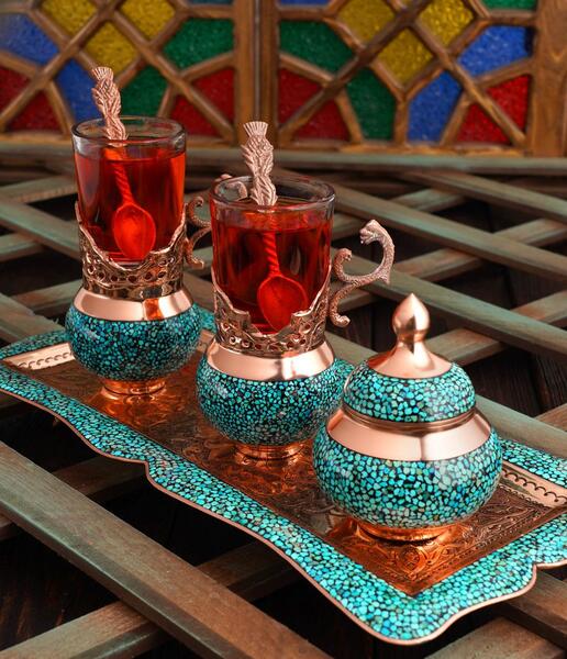 عکس چای خوردن دونفره