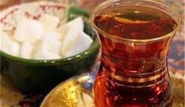 عکس چای خوردن رهبر