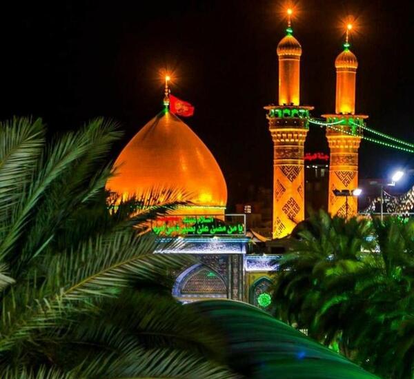 عکس با کیفیت از گنبد حرم امام حسین