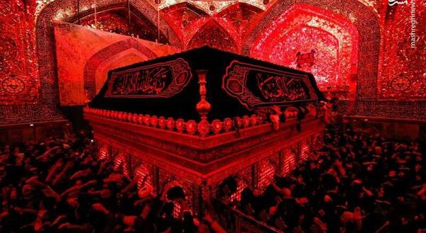 عکس حرم حضرت علی در شب قدر