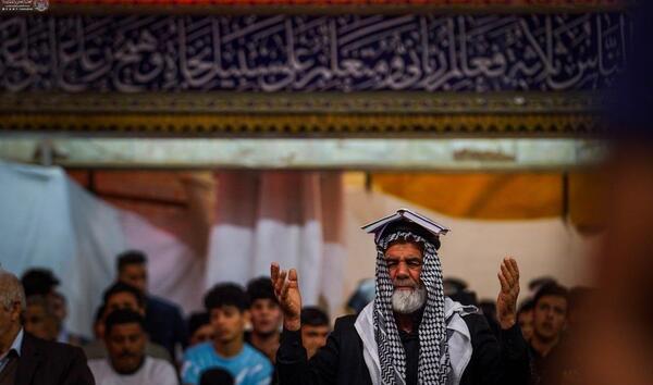 عکس حرم حضرت علی در شب قدر