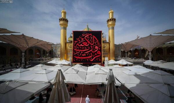 عکس حرم حضرت علی در شب قدر