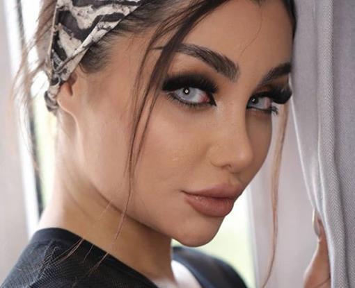 عکس لنز چشم سبز عسلی