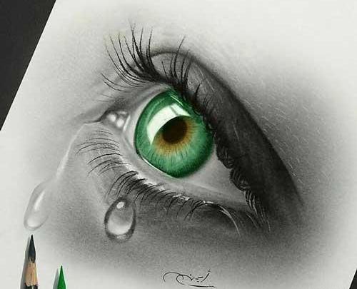 عکس پروفایل چشم گریه دار