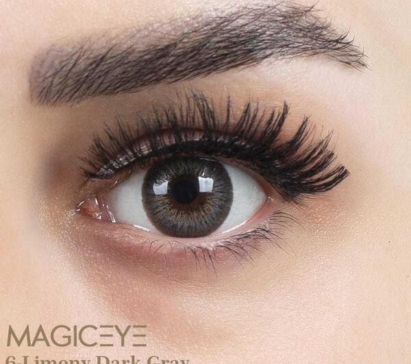 عکس چشم خاکستری تیره