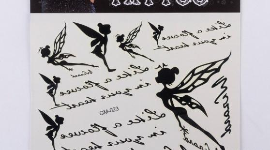 عکس تاتو موقت روی کاغذ
