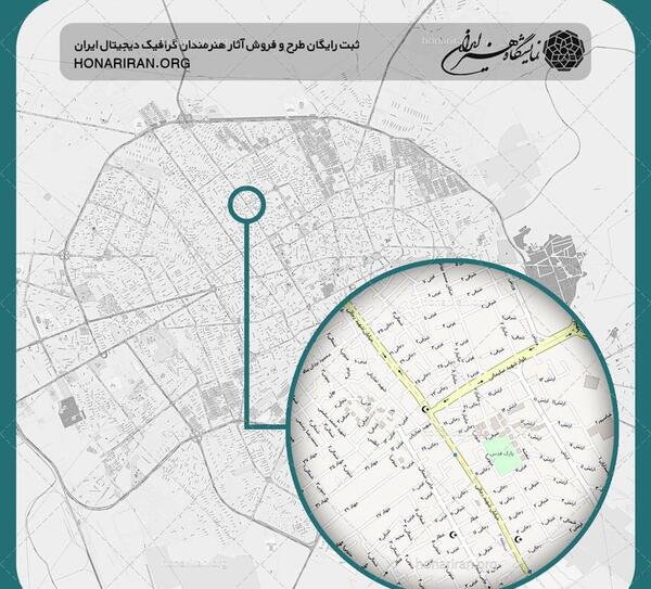 عکس نقشه کرمان تسلیت