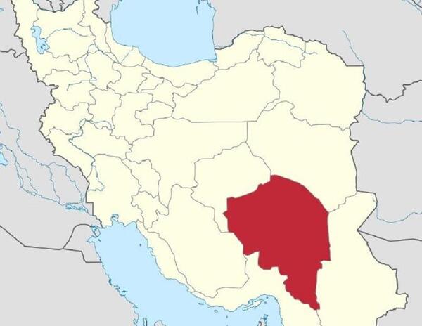 عکس نقشه کرمان تسلیت