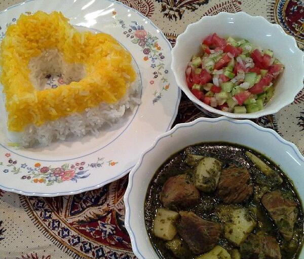 عکس غذا ساده ایرانی