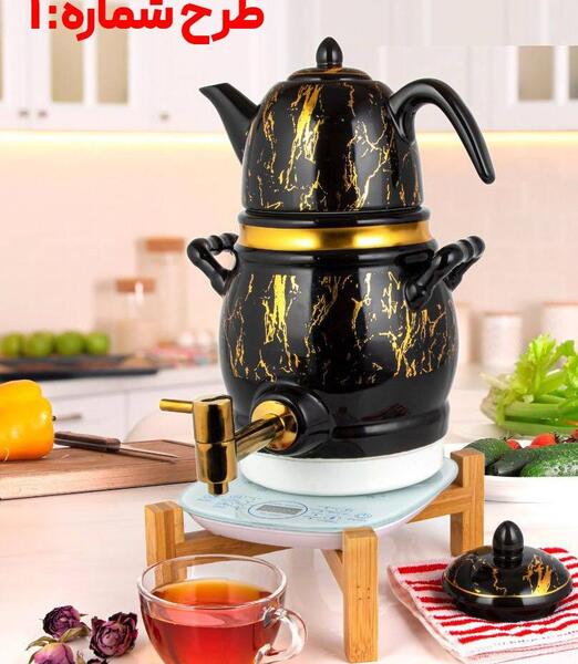 عکس چای ساز شیر دار