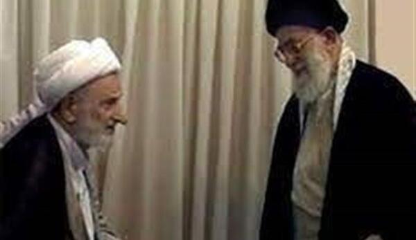 عکس آیت الله بهجت و رهبر