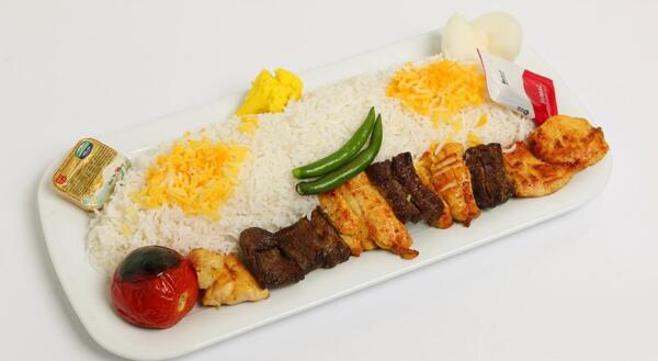 دانلود عکس چلو کباب بختیاری