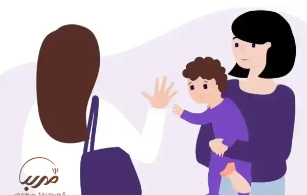 اضطراب جدایی کودک عکس