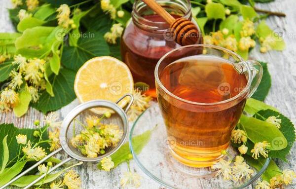 عکس فنجان چای و گل