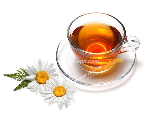 عکس فنجان چای و گل