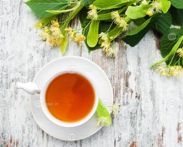 عکس فنجان چای و گل