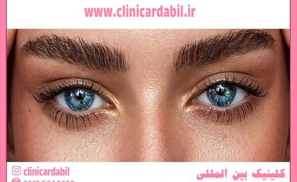 عکس چشم گربه ای بدون ارایش