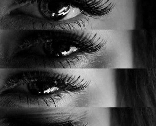 عکس چشم واقعی در حال گریه