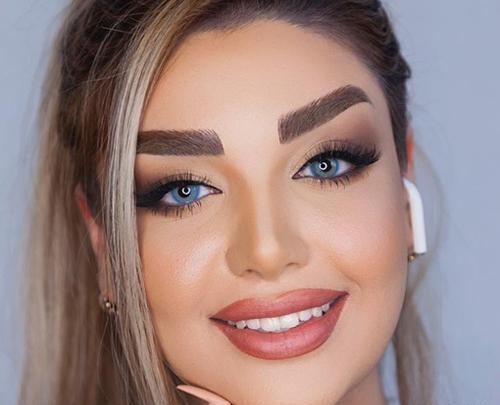 عکس لنز چشم دخترانه
