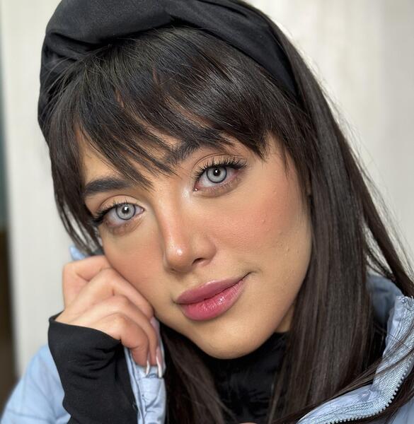 عکس لنز چشم دخترانه