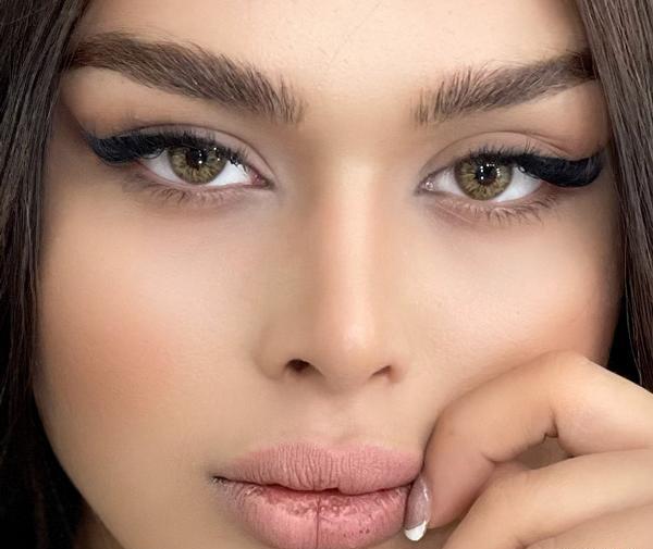 عکس لنز چشم دخترانه