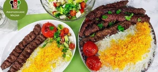 عکس از چلو کباب کوبیده