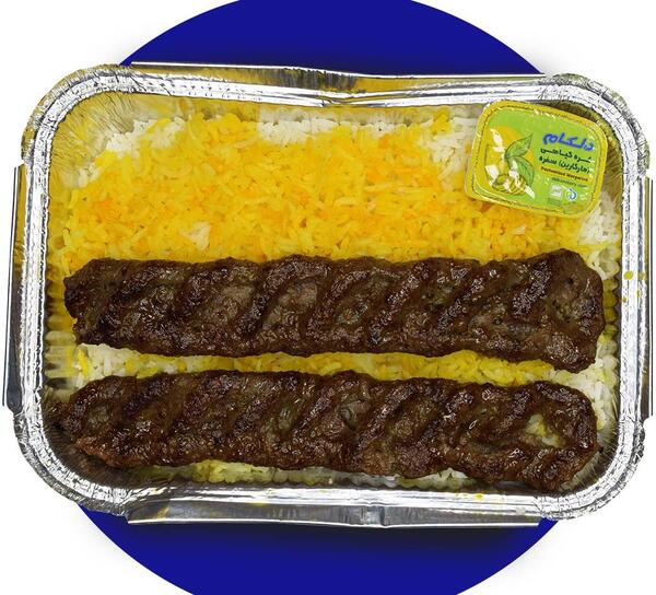 عکس از چلو کباب کوبیده