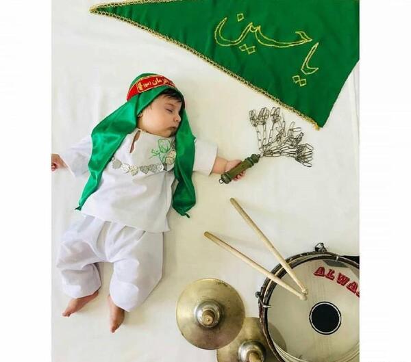 عکس شیرخوار حضرت علی اصغر
