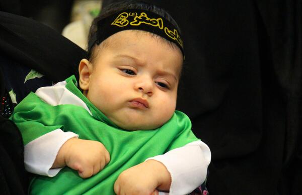 عکس شیرخوار حضرت علی اصغر